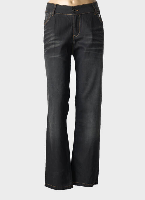 Blugi cu croială dreaptă negru LADY CAPTAIN femeie