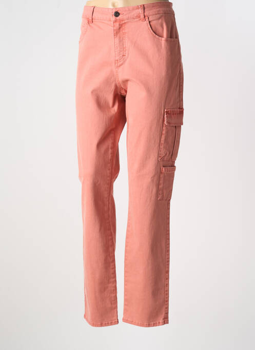 Blugi cu croială dreaptă elasticitate mărime normală portocaliu CAPTAIN TORTUE femme