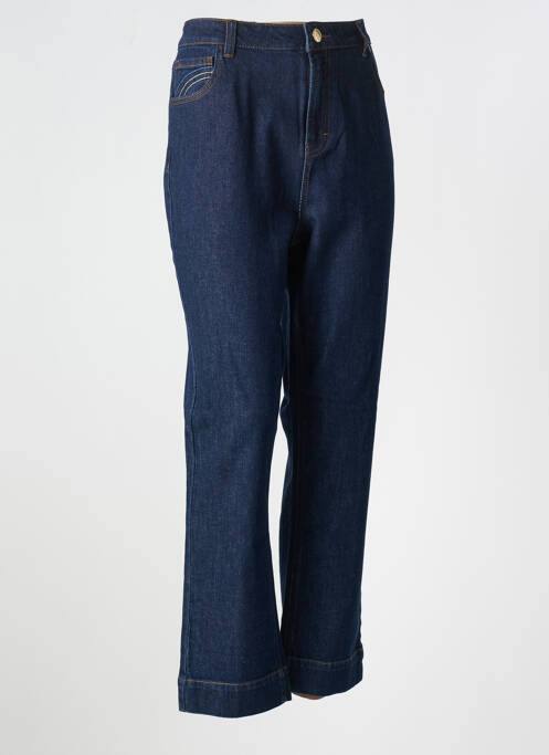 Blugi cu croială slim albastru MAISON CAPTAIN femeie