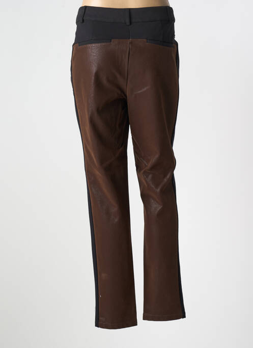 Pantalon chino maro TREND BY CAPTAIN TORTUE femeie