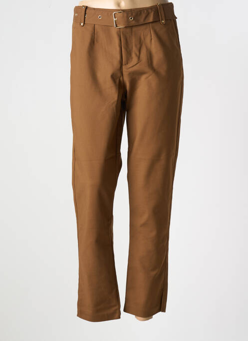 Pantalon chino maro MAISON CAPTAIN femeie