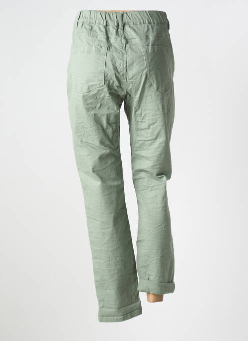 Blugi cu croială slim verde MISS BY CAPTAIN TORTUE femeie