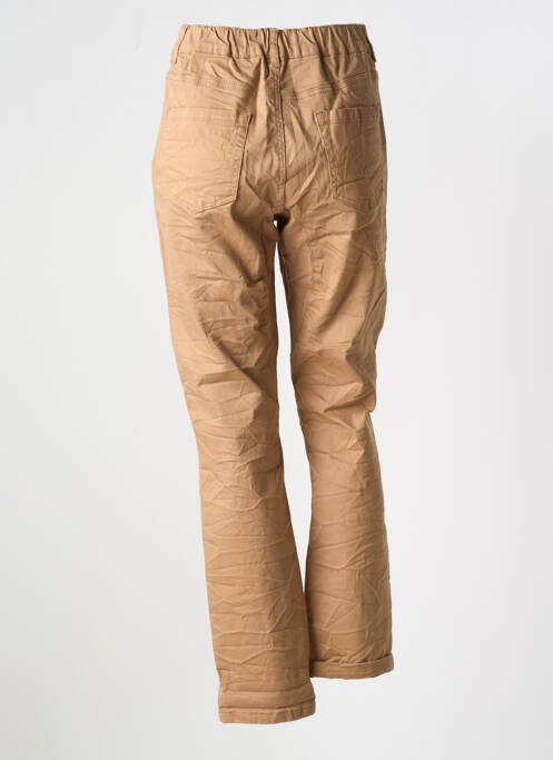 Blugi cu croială slim maro MISS BY CAPTAIN TORTUE femeie