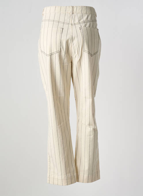 Blugi cu croială dreaptă bej MAISON CAPTAIN femeie