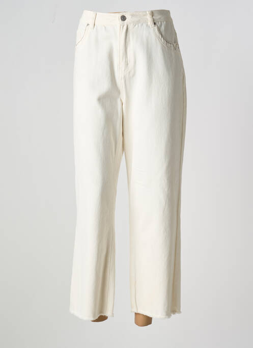 Blugi cu croială dreaptă bej STORIES BY CAPTAIN TORTUE femeie