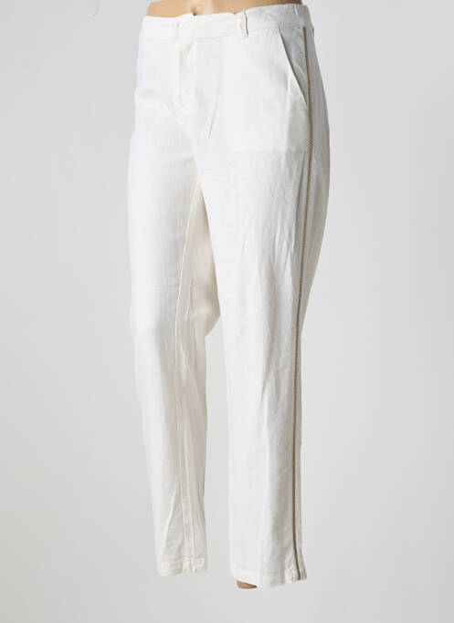 Pantalon slim bej TREND BY CAPTAIN TORTUE femeie