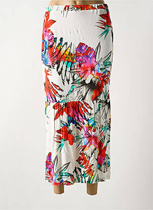 Fustă lungă alb MERI & ESCA femeie