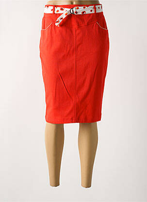 Fustă midi roșu GREGORY PAT femeie