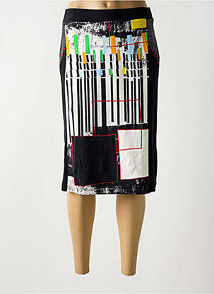 Fustă midi negru LISA CHESNAY femeie