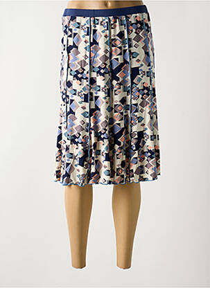 Fustă midi albastru GUY DUBOUIS femeie