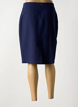 Fustă midi croială dreaptă albastru GUY DUBOUIS femeie