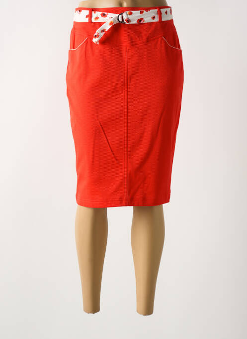 Fustă midi roșu GREGORY PAT femeie