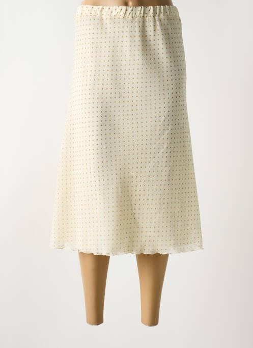 Fustă midi bej GUY DUBOUIS femeie