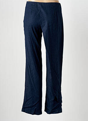 Pantalon drept talie elastică albastru MERI & ESCA femeie