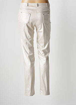 Pantalon slim talie elastică argintiu MERI & ESCA femeie
