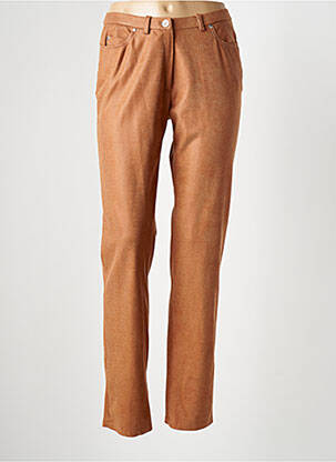 Pantalon drept elasticitate talie joasă maro MERI & ESCA femeie