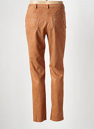 Pantalon drept elasticitate talie joasă maro MERI & ESCA femeie