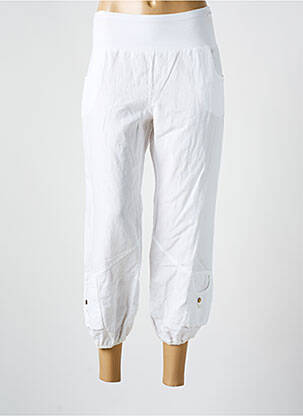 Pantalon trei sferturi alb MERI & ESCA femeie