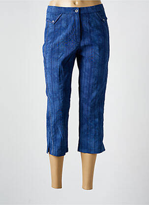 Pantalon trei sferturi albastru GUY DUBOUIS femeie