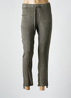 Pantalon 7/8 talie elastică mărime normală gri MERI & ESCA femeie