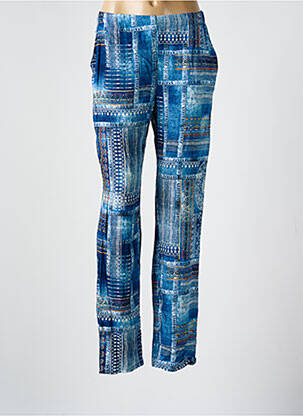 Pantalon slim albastru GUY DUBOUIS femeie