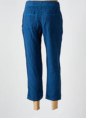 Pantalon 7/8 talie elastică mărime normală albastru MERI & ESCA femeie