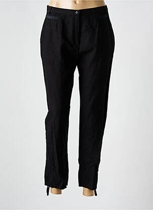 Pantalon 7/8 talie înaltă talie înaltă negru MERI & ESCA femeie