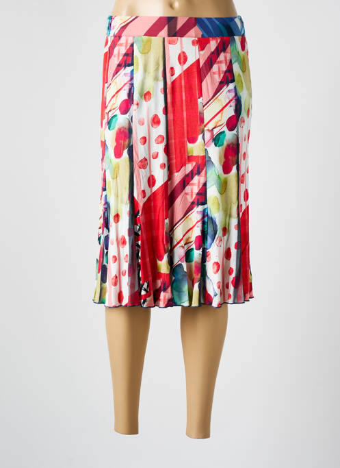 Fustă midi roșu FRANCE RIVOIRE femeie