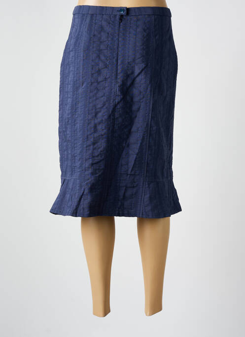 Fustă midi albastru GUY DUBOUIS femeie
