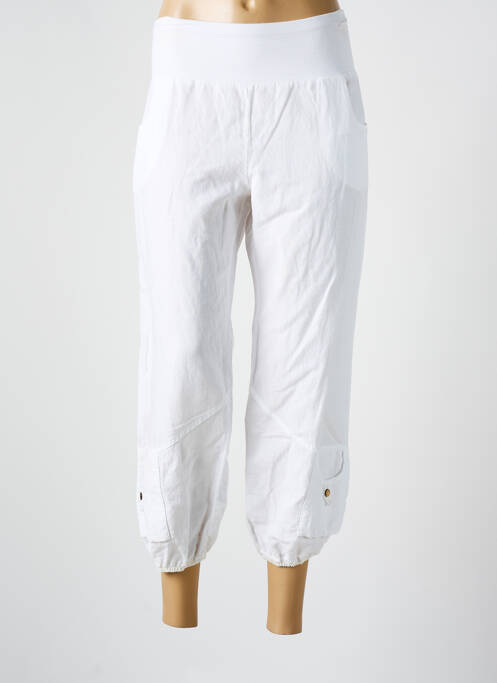 Pantalon trei sferturi alb MERI & ESCA femeie