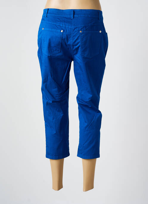 Pantalon trei sferturi elasticitate mărime normală albastru GUY DUBOUIS femme