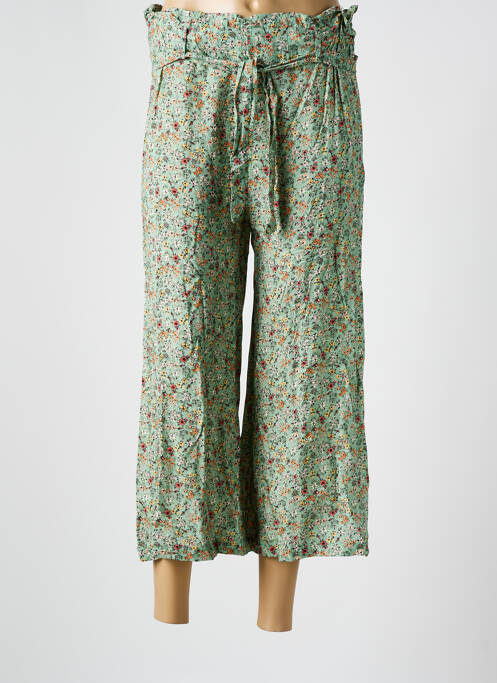 Pantalon 7/8 verde COULEURS DU TEMPS femeie