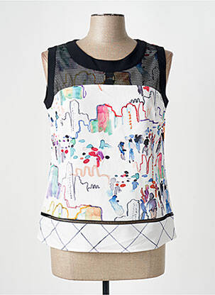 Top alb MERI & ESCA femeie