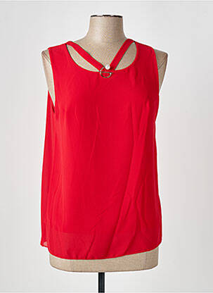 Top roșu COULEURS DU TEMPS femeie