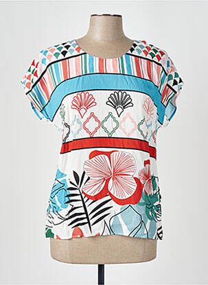 Top mâneci scurte mâneci scurte albastru GREGORY PAT femme