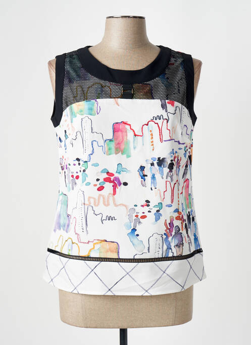 Top alb MERI & ESCA femeie