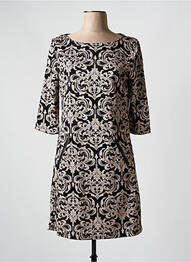 Rochie midi mâneci 3/4 mâneci 3/4 negru VEGAS femeie