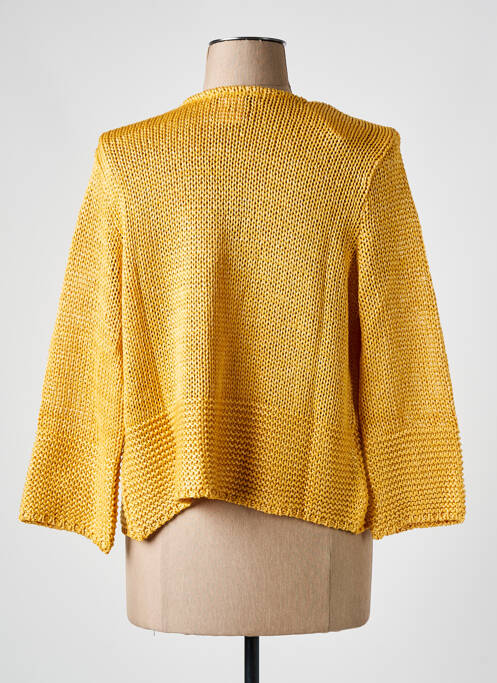 Vestă cu mâneci lungi galben TEL'TELLE femeie