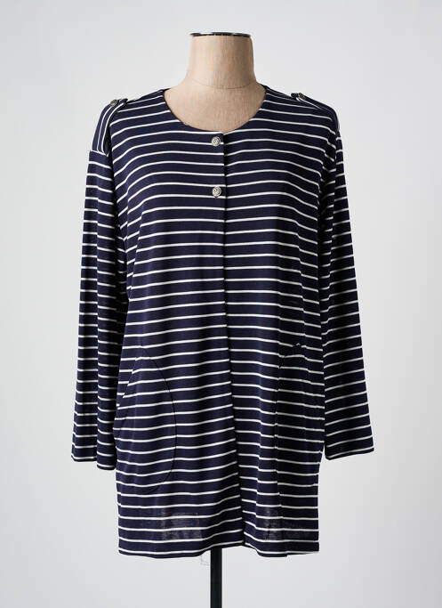 Vestă cu mâneci lungi albastru KAKIE femeie