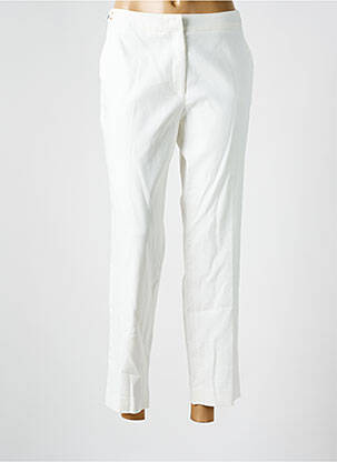 Pantalon slim țesătură poplin mărime normală alb GERARD DAREL femeie