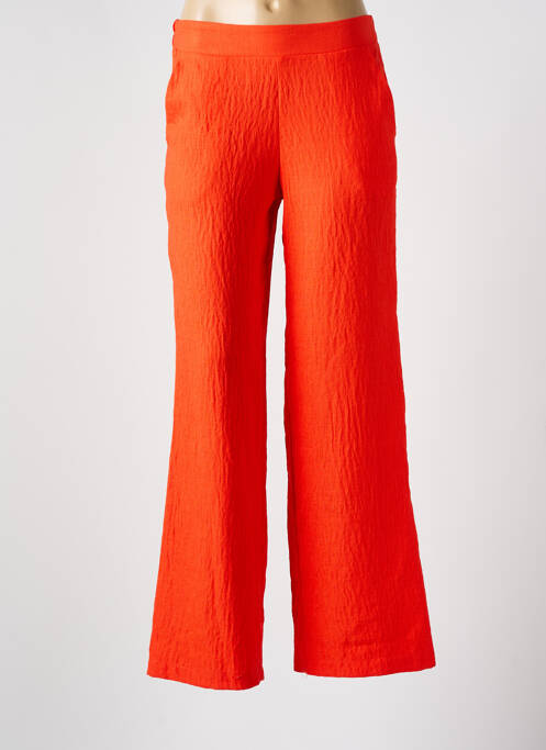 Pantalon evazat portocaliu SCARLET ROOS femeie