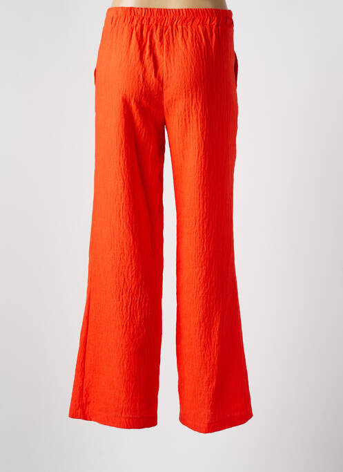 Pantalon evazat portocaliu SCARLET ROOS femeie