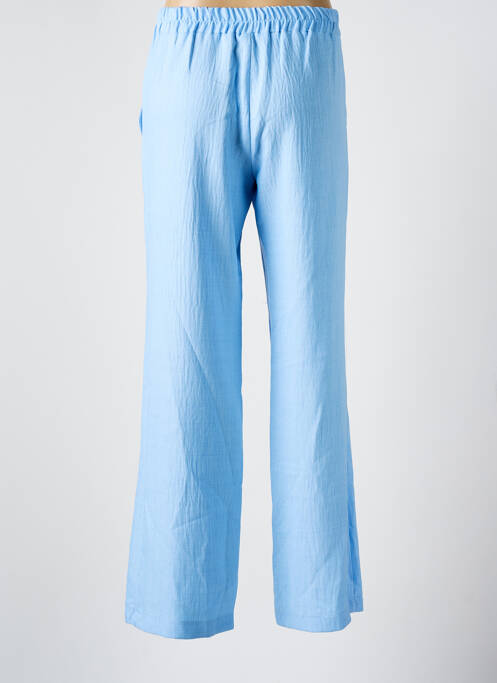 Pantalon evazat talie elastică mărime normală albastru SCARLET ROOS femme