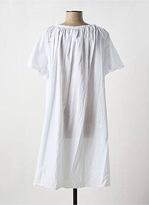 Rochie midi mâneci scurte mâneci scurte alb MERI & ESCA femeie