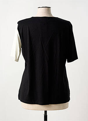 Tricou elasticitate mâneci scurte negru GUY DUBOUIS femeie