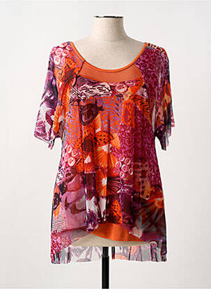 Top portocaliu MERI & ESCA femeie