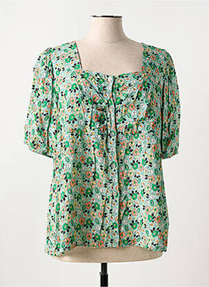 Cămașă verde COULEURS DU TEMPS femeie