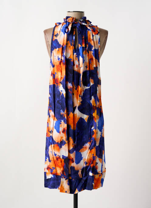 Rochie midi albastru COULEURS DU TEMPS femeie