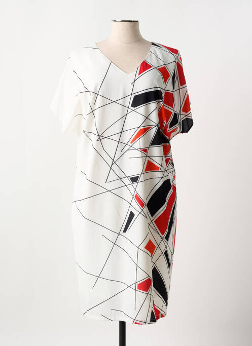 Rochie midi roșu GUY DUBOUIS femeie