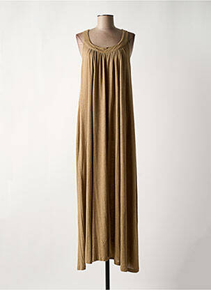 Rochie lungă maro STORIES BY CAPTAIN TORTUE femeie